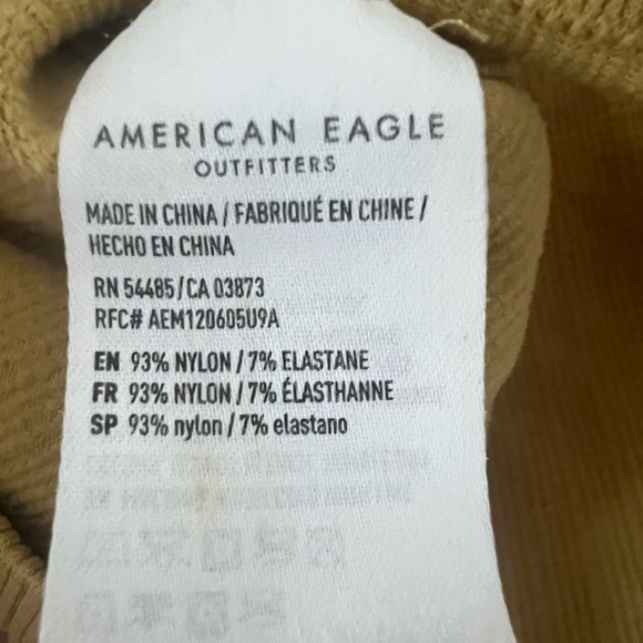 American Eagle Outfitters Mustard Tank Crop Top - Picture 7 of 8